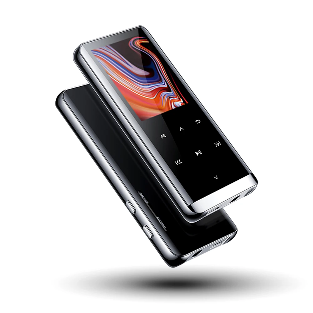 1,8 дюймов Bluetooth 5,0 без потерь MP3 плеер 16 Гб Hifi портативный аудио Walkman с fm-радио электронная книга диктофон музыкальные колонки