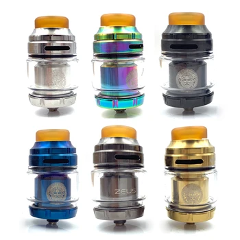 

Vmiss Zeus X Mesh RTA Tank 4.5ml Capacity Atomizer with 4pcs Mesh Coil 510/810 Drip Tip Top Filling Vape Atomizer