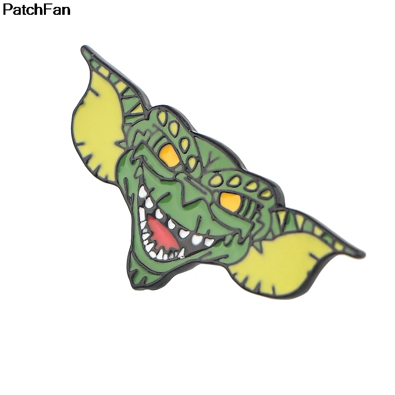 20 шт./лот A2555 Patchfan Gremlins модные забавные очаровательные милые Мультяшные булавки для детей, мужчин, женщин, броши, аксессуары для одежды, ювелирные изделия, значки