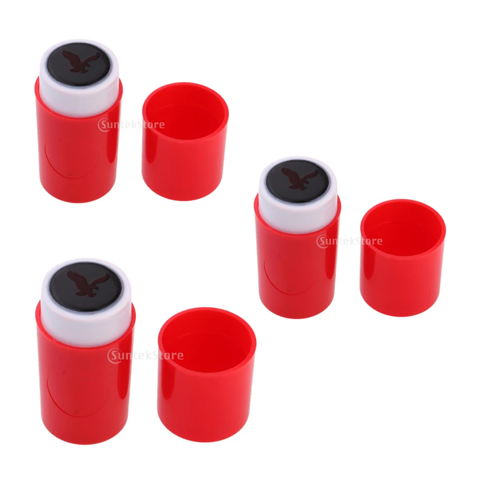 3 Piece Cute Eagle Design Print Golf Ball Stamper Seal Marker Golfer Gift