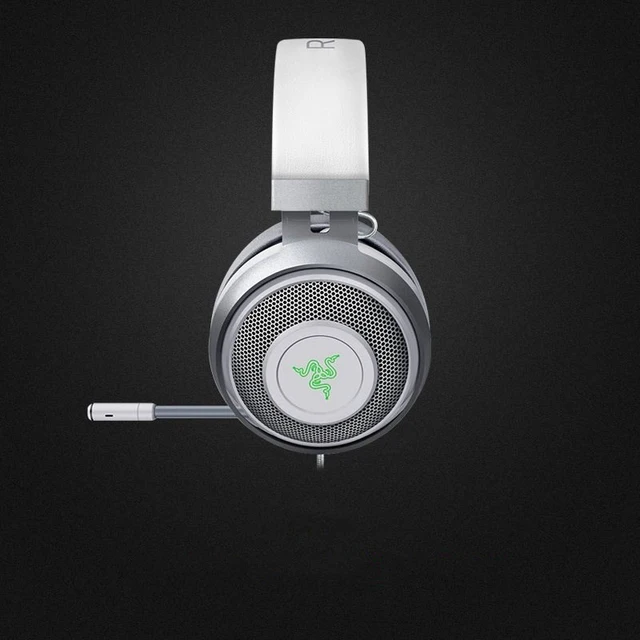 Headphone Gaming Digital USB Merkuri Razer KRAKEN 7.1 V2 Asli Headset Game  Pro Berkabel Putih dengan Lampu Logo PC - AliExpress