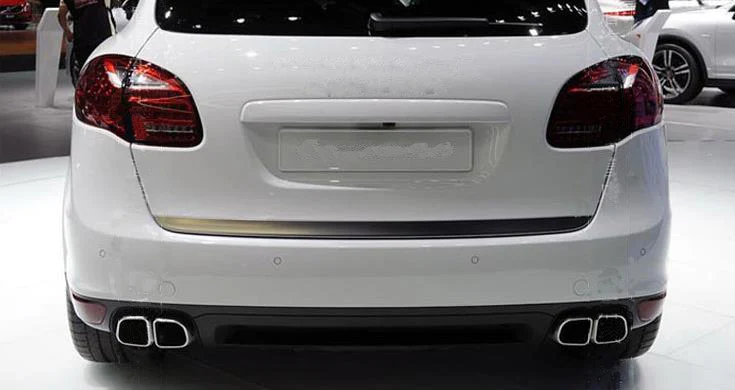 Серебряный Хвост Глушитель для выхлопной трубы для Porsche Cayenne V6 V8 2011 2012 2013 Cayenne S GTS из нержавеющей стали глушители 1 пара