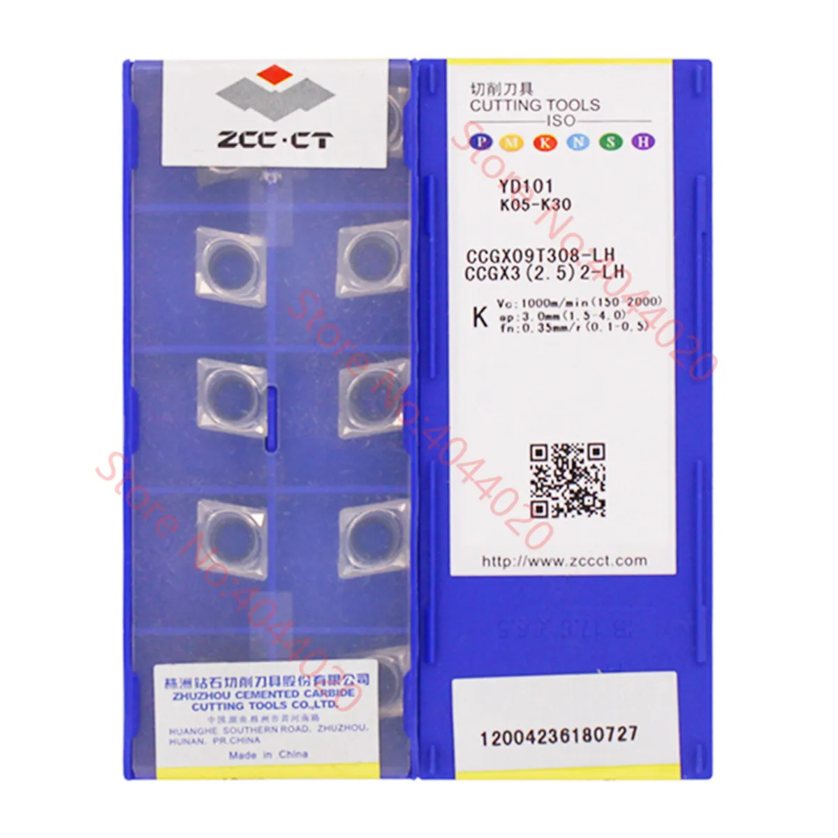 ZCC.CT CCGX09T302 CCGX09T304 CCGX09T308 YD101 Carbide Insert CCGX