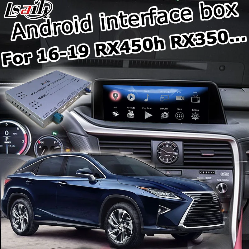 Интерфейс Android / Carplay для Lexus RX 2016 2019 12 3 видеоинтерфейс с дистанционным сенсорным