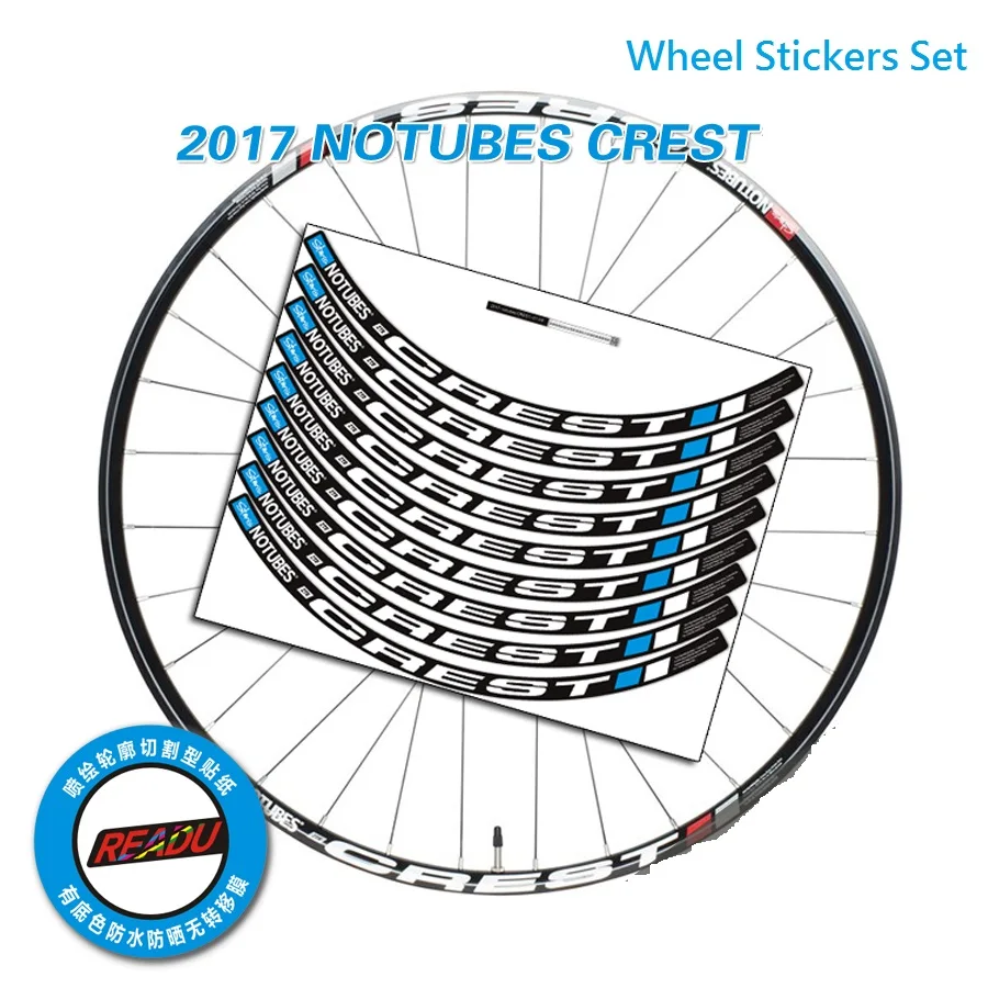 stan's NOTUBES герб колеса наклейки Набор для MTB горный велосипед Велоспорт наклейки