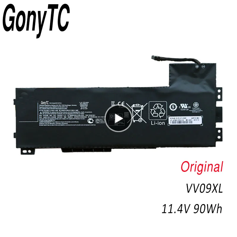 Аккумулятор GONYTC VV09XL для HP ZBook 15 G3 17 808398-2C1 808452-001 HSTNN-DB7D 11 4 V 90Wh | Компьютеры и офис