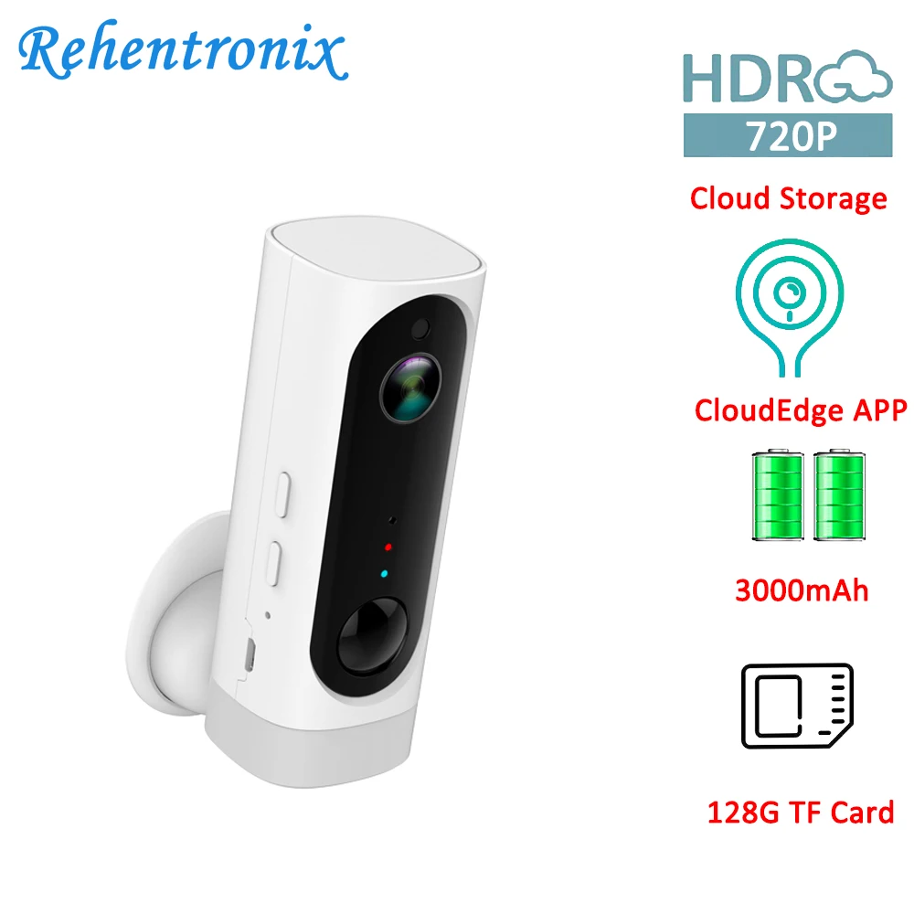 128G HD 720P Перезаряжаемые Батарея Wi-Fi IP Камера облако Беспроводной охранного видеонаблюдения Камера мониторинга Системы 2-полосная аудио в помещении