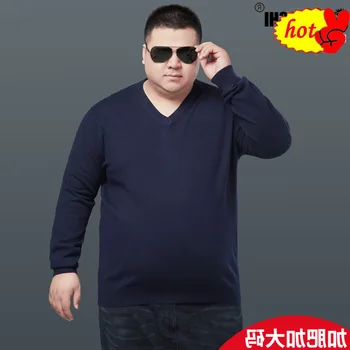 

Winter Cashmere New Sweater Men Loose Male Pullovers V-Neck Men's Knittwear Men's Christmas Sweaters Plus Size 6XL 7XL 8XL