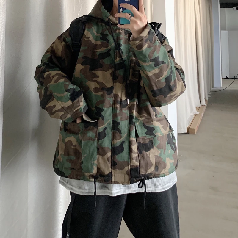 Winter Camo Jas mannen Warme Dikke Parka Mannen Mode Leger Wind Kapmantel Man Wilde Casual Katoenen Jas Mannelijke kleding Overjas Winter Camo Jas mannen Warme Dikke Parka Mannen Mode Leger Wind Kapmantel Man Wilde Casual Katoenen Jas Mannelijke kleding Overjas