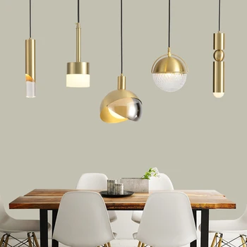 

modern hanging lamp luminaria pendente glass ball living room restaurant pendant lights deco maison