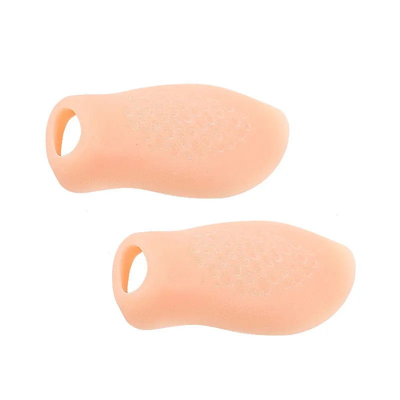 3 пары силиконовый накладной молоток корректор-разделитель для пальцев гель протектор для стопы вальгусные ортопедические разделители пальцев - Цвет: skin