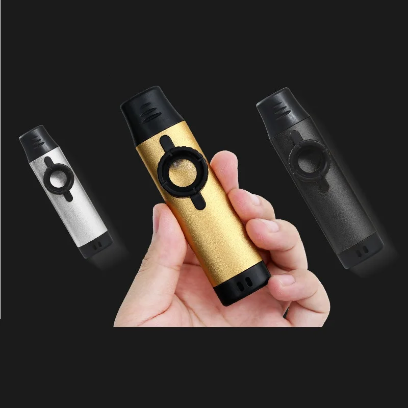 Professional Kazoo Whistle Flutes Aluminum Alloy Metal Kazoos Diaphragm