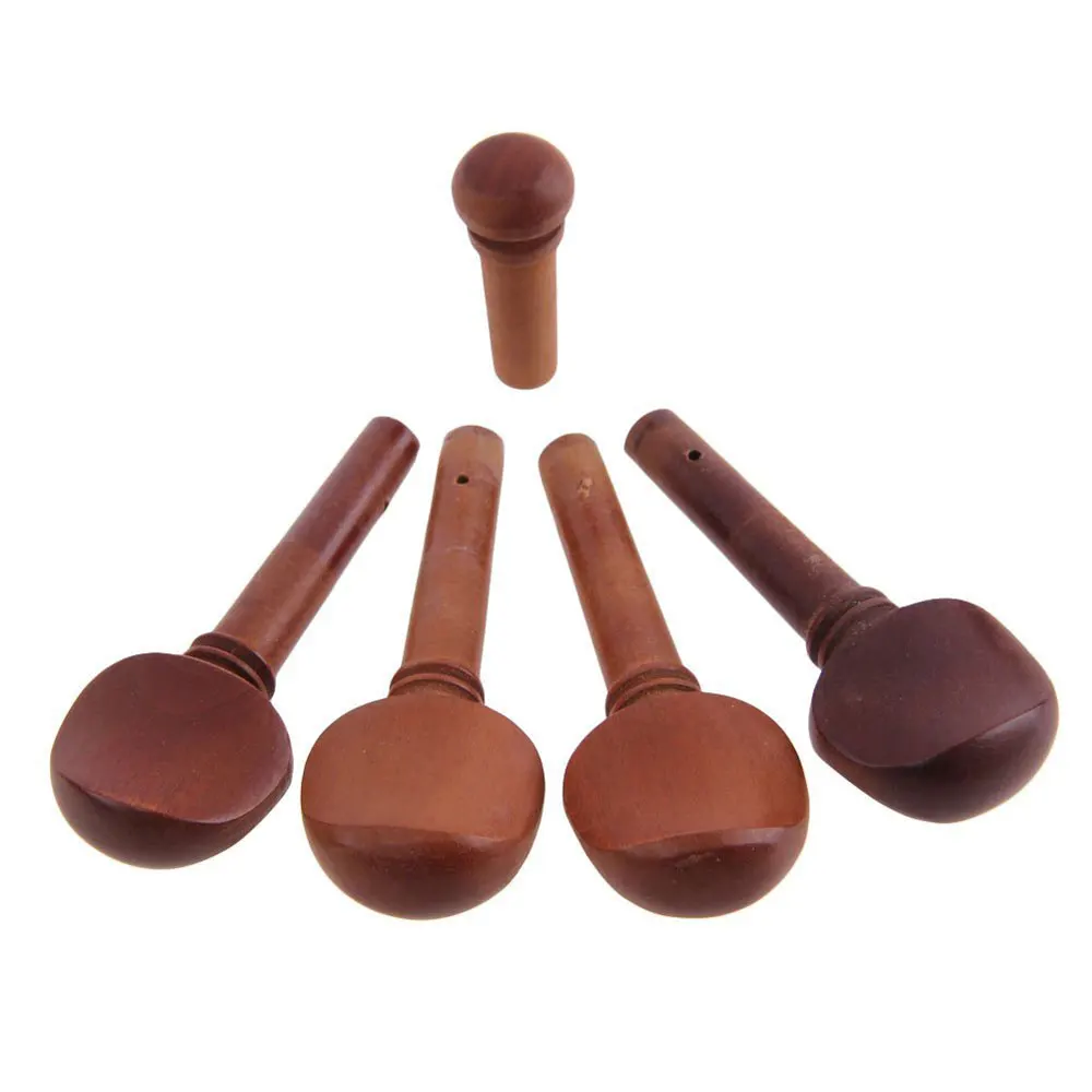 Violin accessories Acoustic Violin Pegs Fine-Tuning Chinrest Strings Tail Nail Tail Rope 4/4 Violin Parts Accessories
