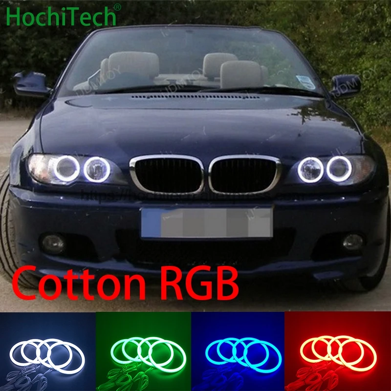 HochiTech 5050 SMD хлопок Multi Цвет RGB комплект светодиодов глаза ангела с Дистанционный