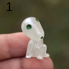 Мини Принцесса Мононоке светящееся дерево кукла эльф орнамент микро бонсай для пейзажа