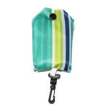 Женские цветочные печатные складные многоразовые продуктовые сумки большой емкости Водонепроницаемые хозяйственные переработанные зеленые сумки с крюком BS88