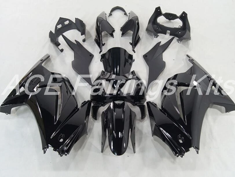 ABS обтекатель комплект подходит для Kawasaki Ninja 250 EX250 ZXR250 2008- 08 09 10 11 12 13 14 Обтекатели(литья под давлением) черный цвет