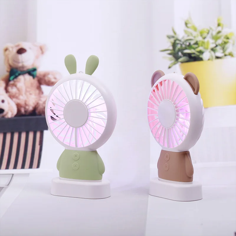 

Fan Air Rechargeable Mini Portable Hand Fan Battery Operated USB Power Handheld Fan Cooler with Strap