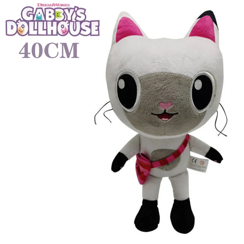 Новинка 2021 кукольный домик Gabby 40 см плюшевая игрушка Mercat Мультяшные мягкие