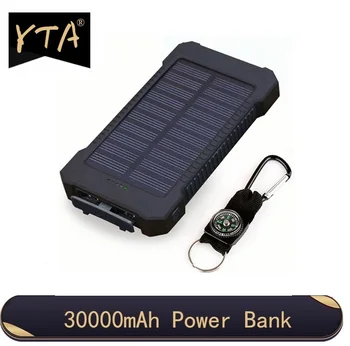 30000 12000mahパワーバンクポータブル充電powerbank poverbank外部バッテリーパック充電器xiaomi mi 9 iphone 11Pro最大