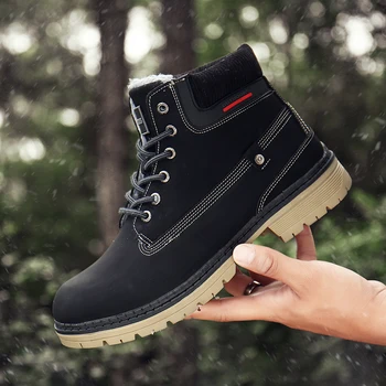 

2019 New Large Size 36-46 Fashion Couple Hiking Shoes Winter Warm Non-Slip Wear-Resistant Breathable Comfort