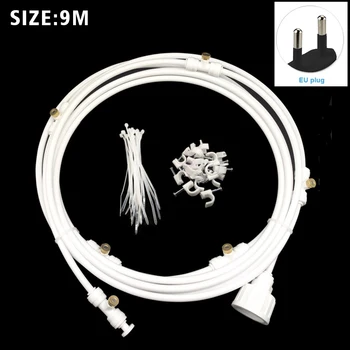 

Greenhouse Water Spray Practical With 12V Pump Garden Irrigation Hose Humidify Brass Nozzles Summer Patio Misting Cooling System