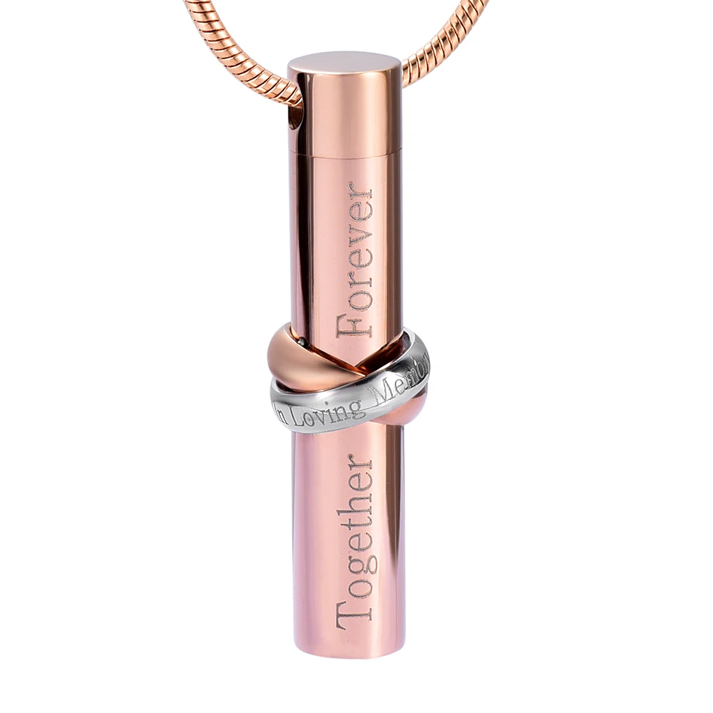 Double-Circle-Cylinder-Cremation-Pendant-Memorial-Jewelry-Ashes-Holder-Urn-Keepsake-Necklace-In-Loving-Memory-Forever.