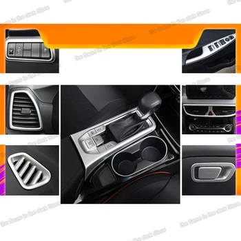 

Lsrtw2017 Abs Car Window Control Grear Panel Air Vent Frame Water Cup Frame for Hyundai Tucson 2019