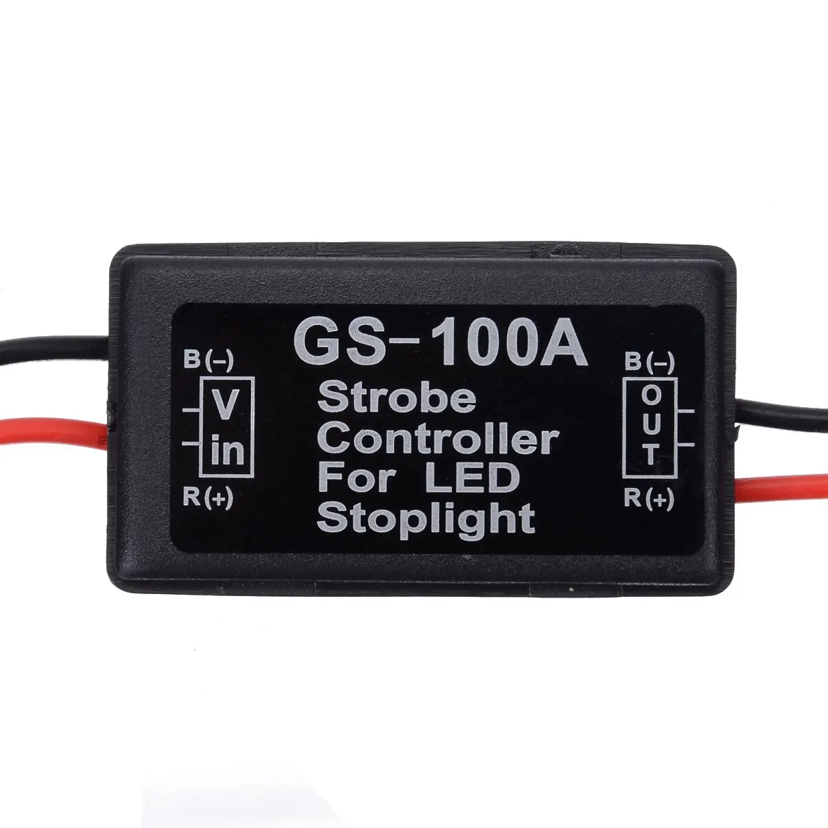 Mayitr 1pc 12V Waterproof Flash Strobe Controller GS-100A Flasher Module Box for LED Brake Stop Light Lamp