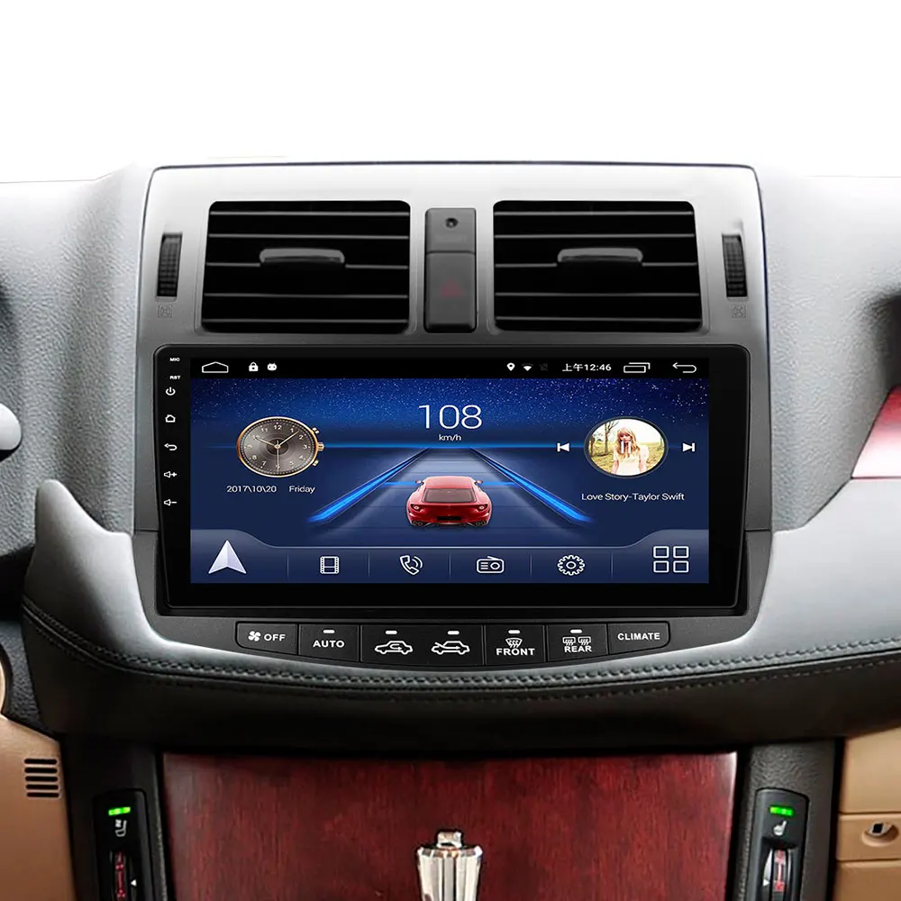 Android 9,0 система автомобиля ips сенсорный экран стерео для Toyota crown 2013 лет плеер стерео