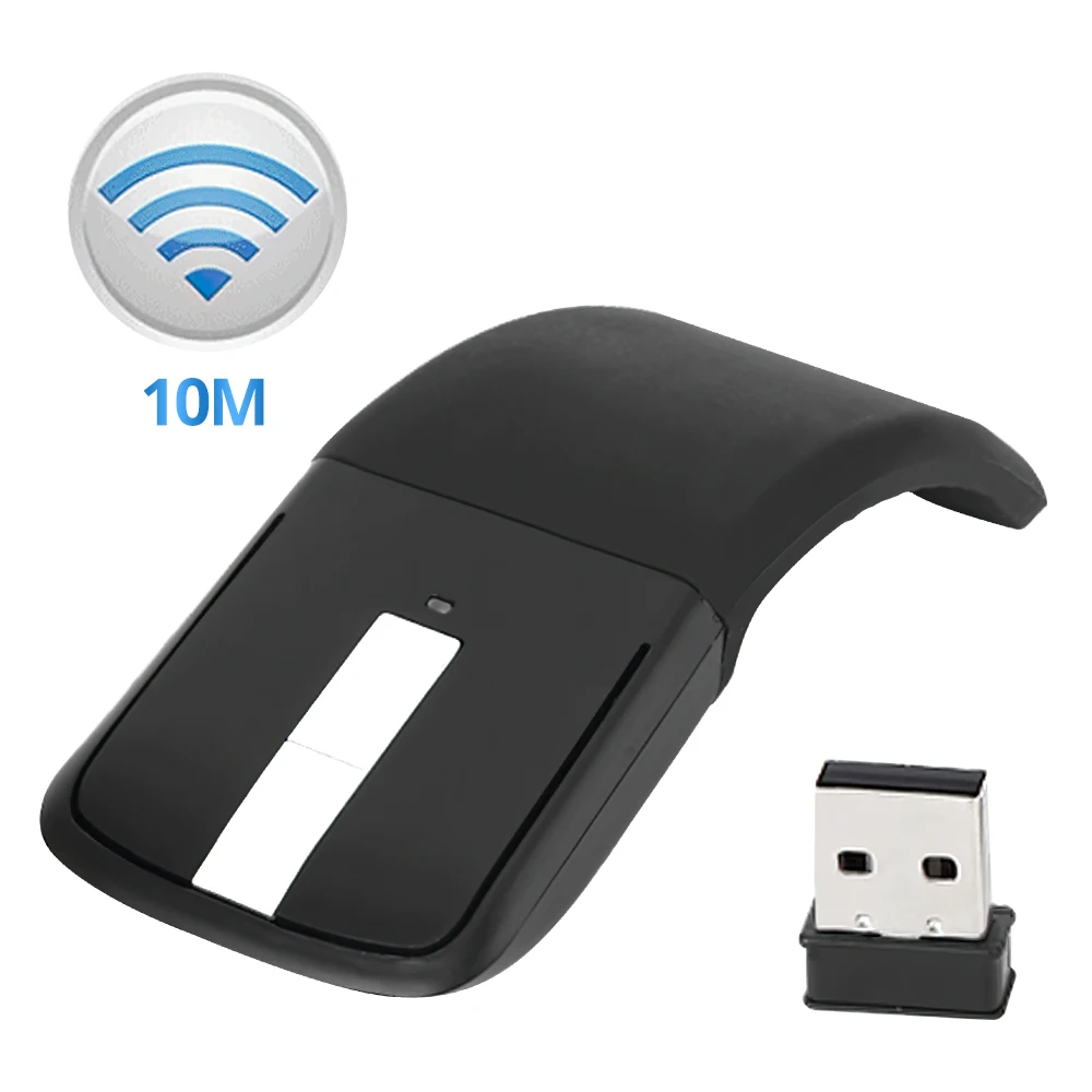 Мышь Компьютерная дуговая беспроводная 2 4 ГГц 1000DPI USB | Компьютеры и офис