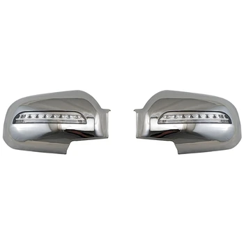 

Car Door Mirror Covers with LED for Hyundai Tucson 2006-2009 ABS Chrome