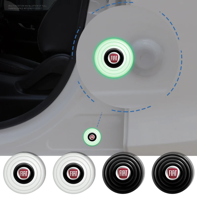 Car Door Shock Stickers Absorber Soundproof Buffer Pier Decoration For fiat punto abarth 500 stilo ducato palio Styling | Автомобили и