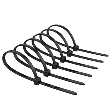 

CCZDSL 7.6mm*250mm 100pcs/bag Self-locking Nylon 66 Plastic Cable Ties Fasten Wire Cable Tie Wrap Strap