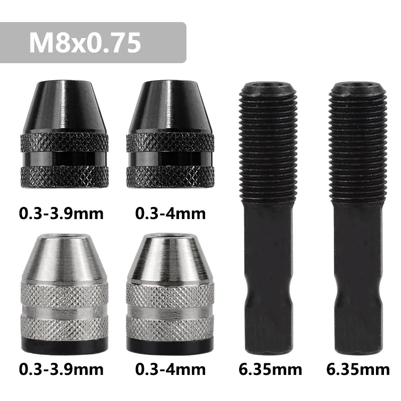XCAN M8x 0,75 Multi Bohrfutter Keyless Für Dremel Rotary Werkzeuge Durchmesser 17mm Mini Multi Keyless Bohrfutter Universal chuck Dril – Detail 4