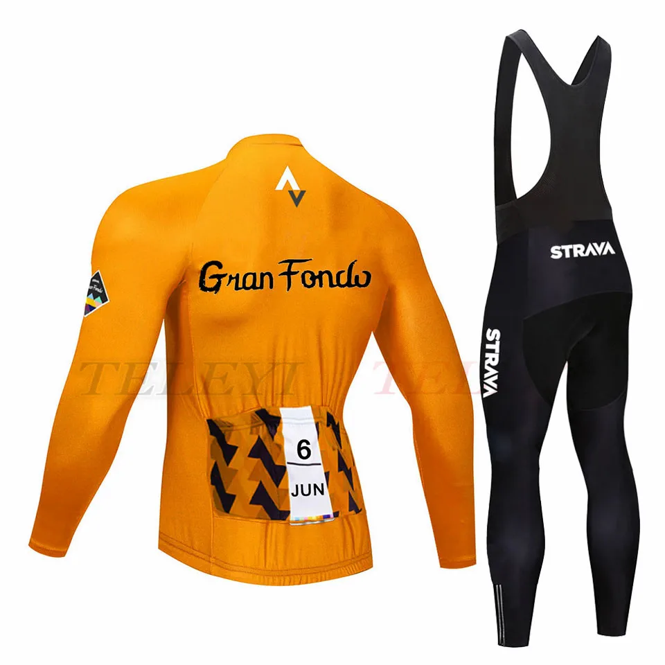 STRAVA зимний термальный флисовый комплект с длинными рукавами bicicleta maillot ciclismo комплект велосипедная зимняя одежда для велоспорта Ropa de invierno
