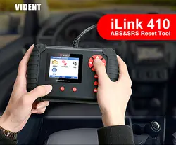 VIDENT iLink410 OBD2 OBDII диагностический инструмент авто EPB ABS BLEED SAS SRS сброс руля датчик угла калибровки считывание четких кодов