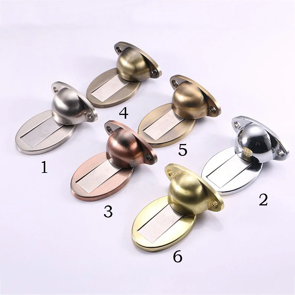 Магнитный дверной ограничитель стопор из сплава держатель для уловителя двери