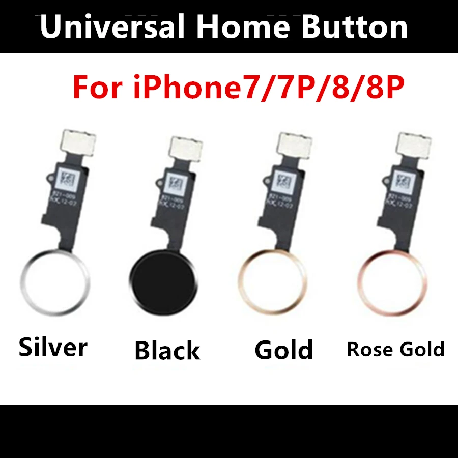 Кнопка возврата JC для iPhone 7 7P 8 P универсальная функция Домой кнопка без Touch ID Plus |