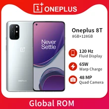 Oneplus Snapdragon 865 8T 128GB 5G/WCDMA/CDMA/.. Nfc Adaptive Fast Charge Octa Core In-Screen fingerprint recognition