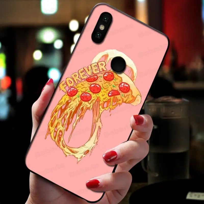 Cat eating Pizza food