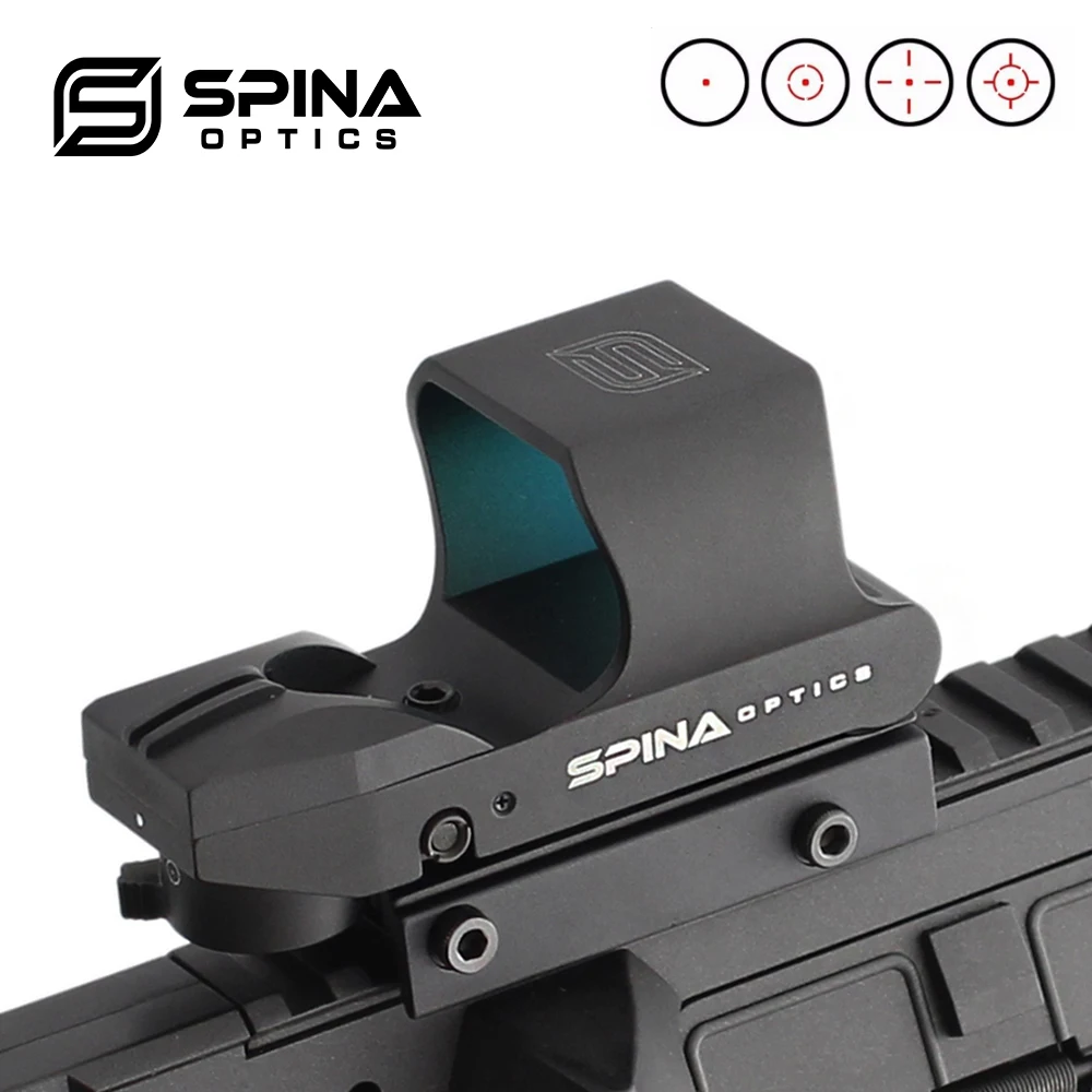 Тактический прицел для страйкбола 1x28x40 охотничий с красной точкой Коллиматорный