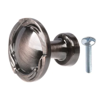 

Zinc Alloy Door Handle American Style Door Knobs Amber Pull Handle for Cabinet Drawer Wardrobe Cupboard Kitchen Door 6/12 pcs