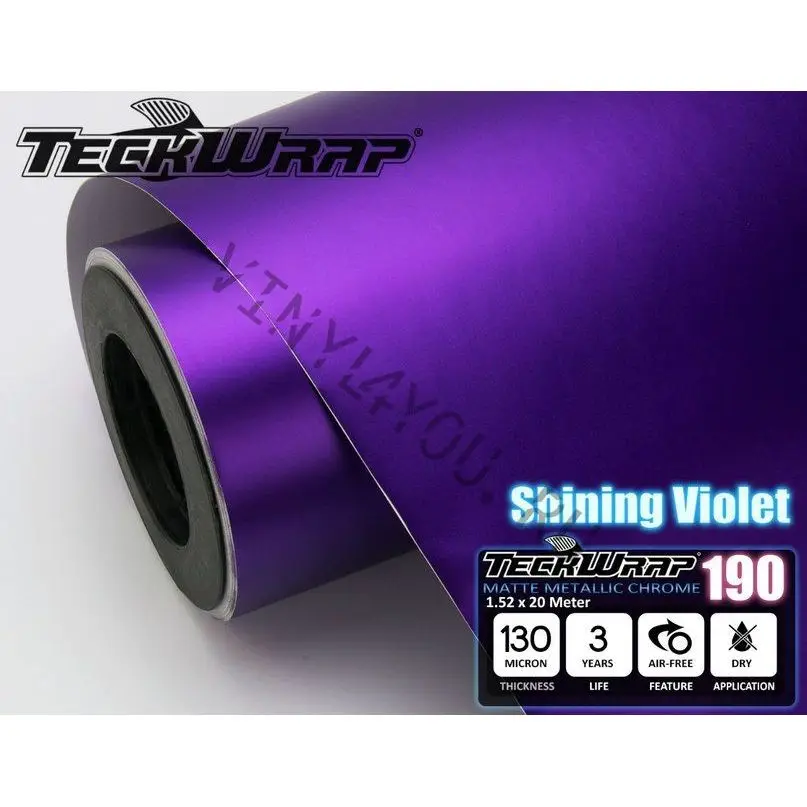 Виниловая пленка Матовый хром TeckWrap VCH301 313 100х152 см| |