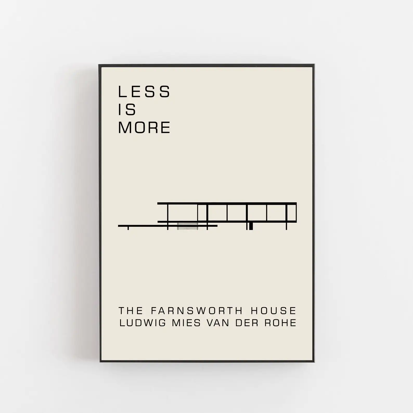 額装済/mies van der rohe/バウハウス The Core House by Ludwig Mies van der Rohe | by Sjef Tijssen