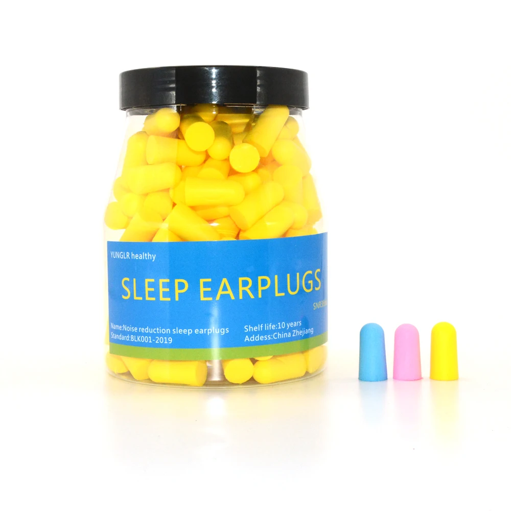 120/180 Pcs Earplugs Sound Insulation Soft Foam For Sleeping Earplug Anti Noise Reduction Sleep Cancelling Protection Ear Plugs