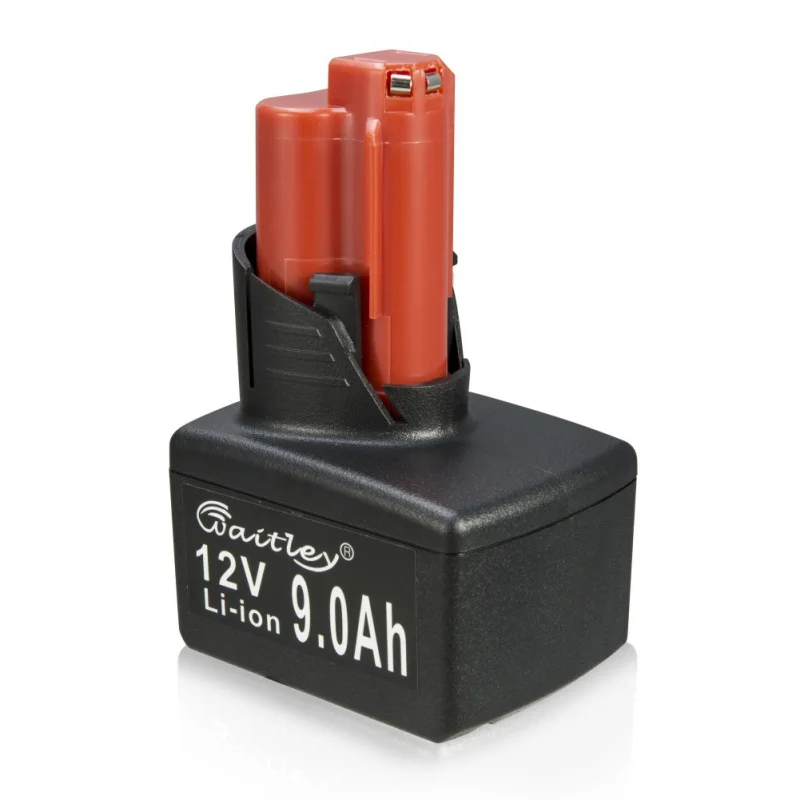 

4000mAh 12V 6.0Ah / 9.0Ah Lithium Ion Battery for Milwaukee M12 XC Cordless Tools Red Li-Ion Battery