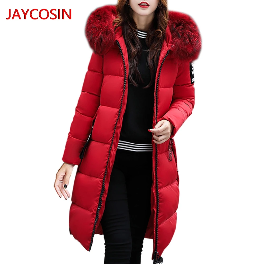 

JAYCOSIN Women's Parkas Women Solid Casual Thicker Winter Slim Down Jacket Coat Overcoat Hot sale L400826