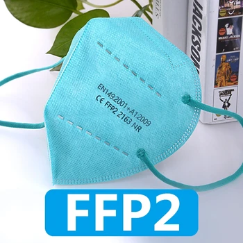 

FFP2 Mouth Mask 5 Layers Protection Face Masks Reusable 95% Filter Colourful Mask ffp2 filter ffp2mask Spain masques ffpp2 Black