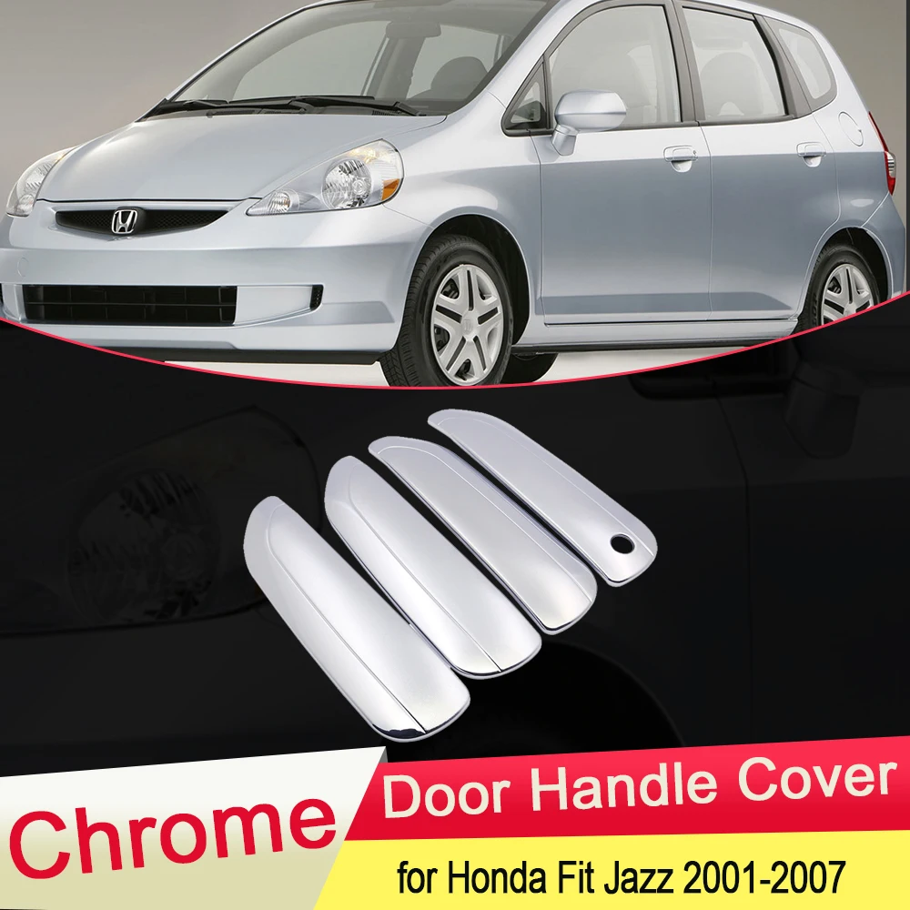 Хромированная накладка на дверную ручку для Honda Fit Jazz MK1 2001 2002 2003 2004 2005 2006